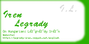 iren legrady business card